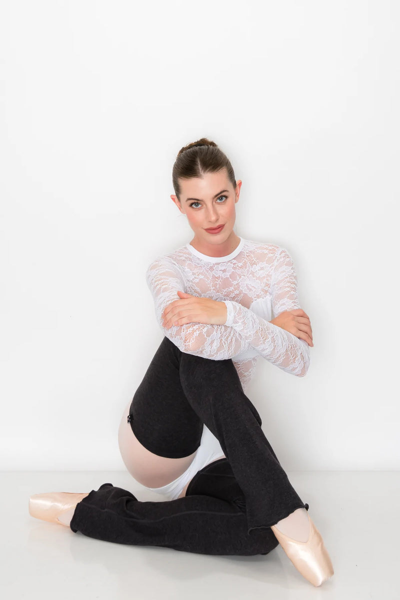 Aluvie premium legwarmers made in USA, exclusively available from Ma Cherie Dancewear Australia