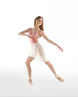 Pink Lace Dance Leotard - available from Ma Cherie Dancewear Australia