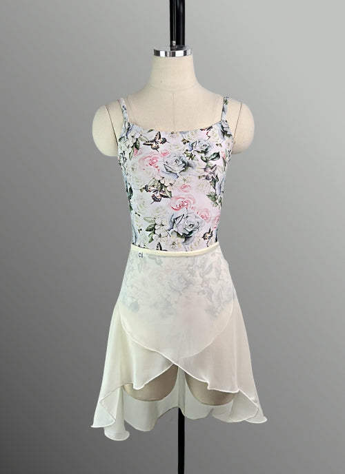 Cream Chiffon Pull on Skirt - Ma Cherie Dancewear Australia