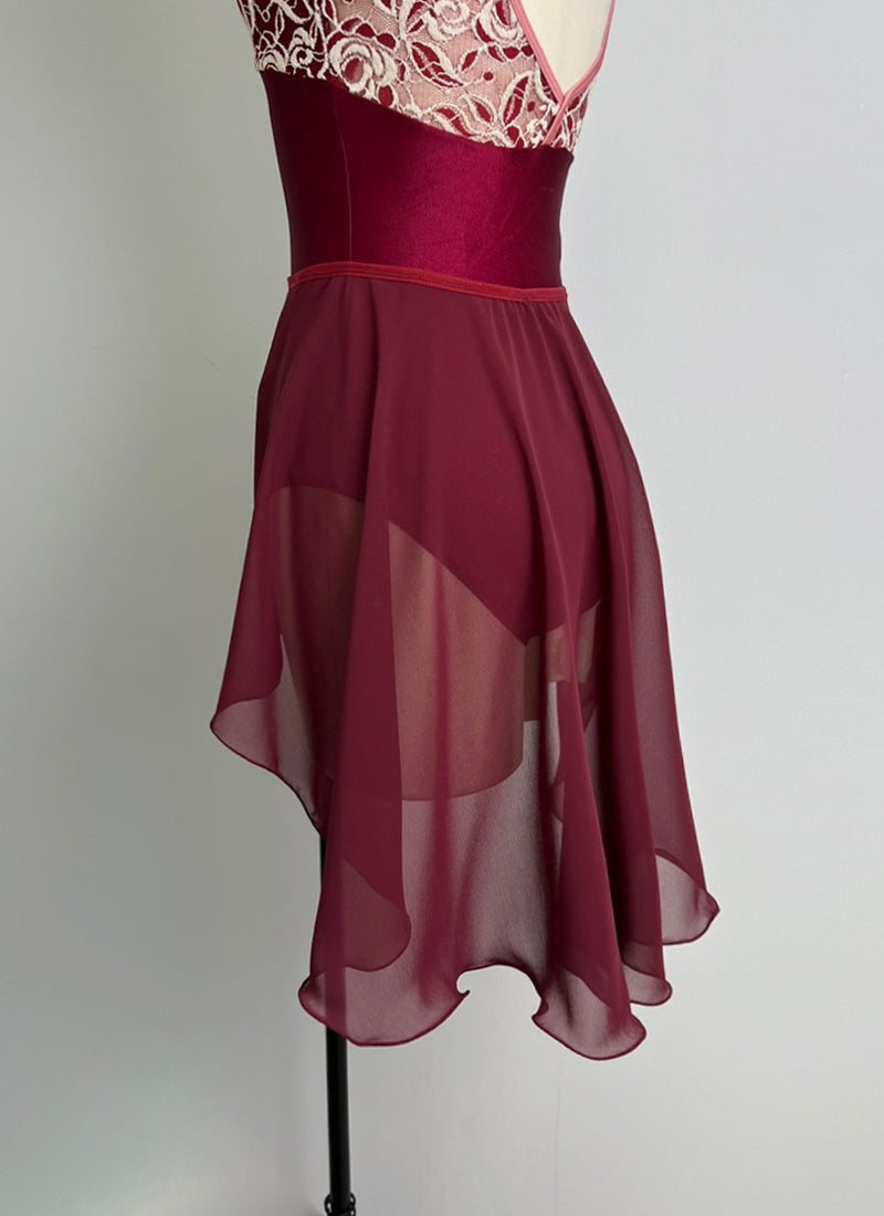 Deep wine Fairy Skirt by Olivine available from Ma Cherie Dancewear in Australia