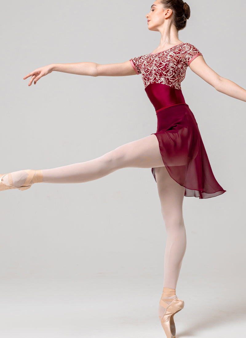 Hera wine red leotard from OilivineWear is available from Ma Cherie Dancewear Australia.