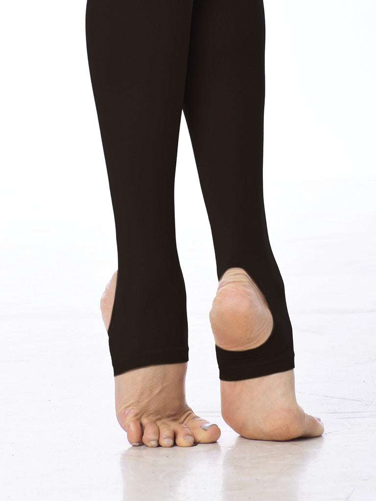 Gaynor Minden adult black Stirrup Tights available from Ma Cherie Dancewear Australia