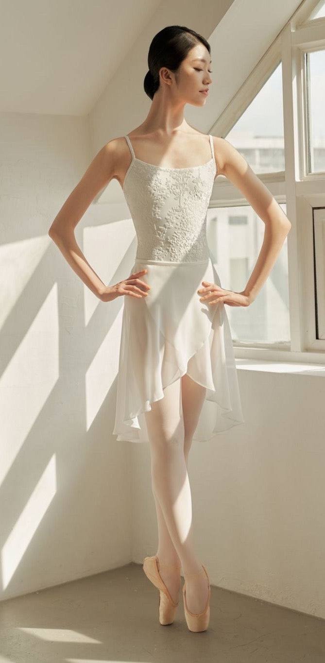 Sissone Wear Purity White Cream Wrap Skirt available from Ma Cherie Dancewear Australia
