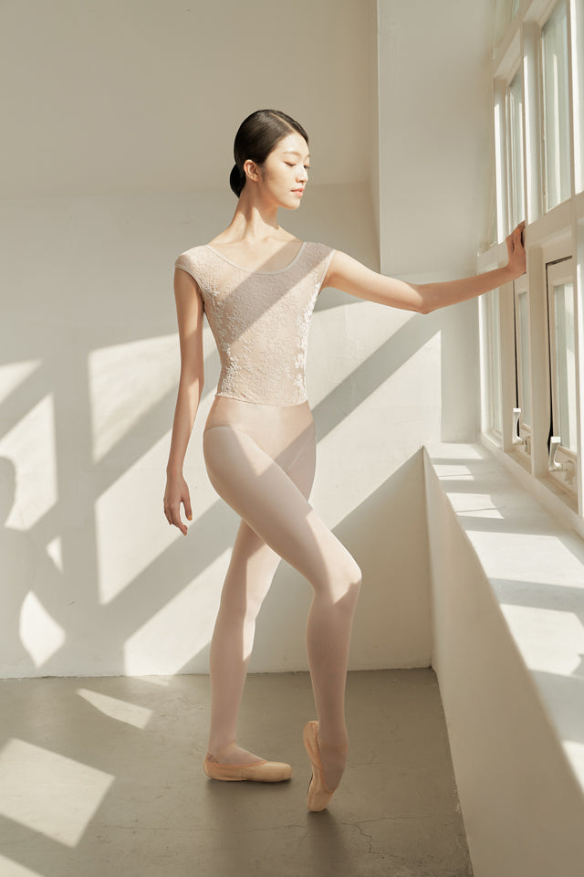 Aeonian Purity Nude Light Beige Leotard from Sissone Wear available from Ma Cherie Dancewear Australia