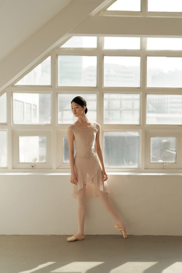Aeonian Purity Nude Light Beige Leotard from Sissone Wear available from Ma Cherie Dancewear Australia