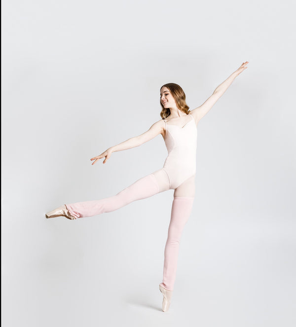 Aluvie pink premium legwarmers made in USA, exclusively available from Ma Cherie Dancewear Australia