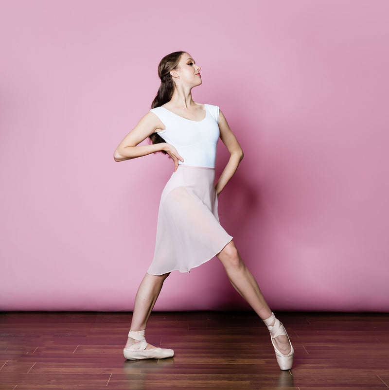 Sissone Wear Peach Pink Ballet Wrap Skirt available from Ma Cherie Dancewear Australia