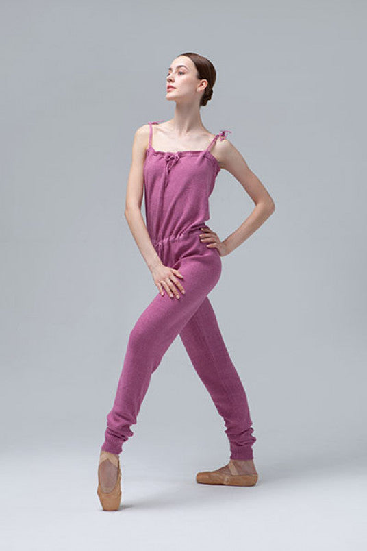 Cotton Knitted Dusty Rose Jumpsuit from Ma Cherie Dancewear Australia