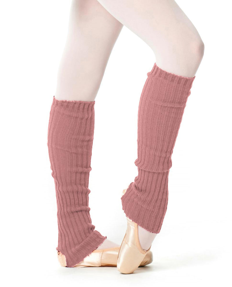 Lulli Dancewear Dusty Rose Leg Warmers (60 cm) available from Ma Cherie Dancewear.