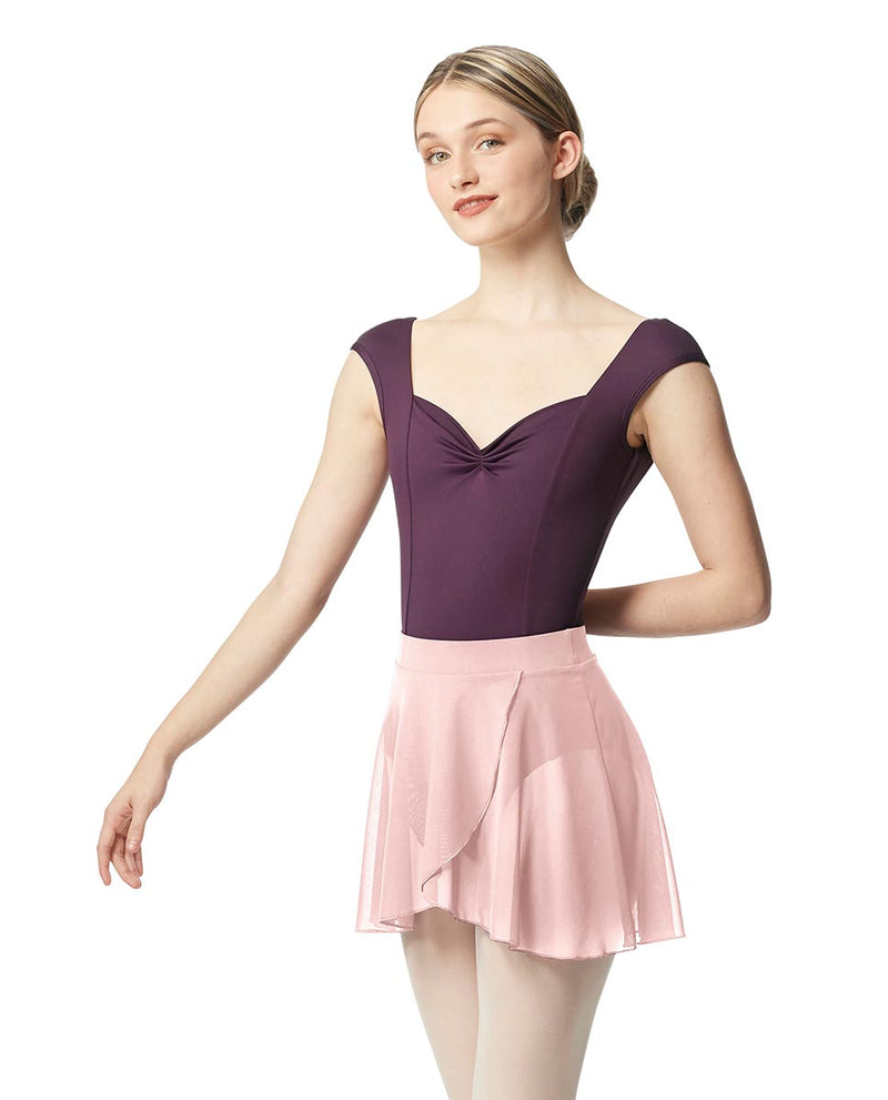Lulli Pink Mesh Pull On Skirt, Natasha available from Ma Cherie Dancewear Australia