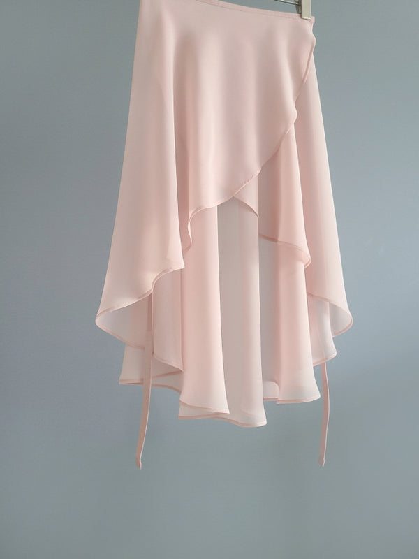 Sissone Wear Peach Pink Ballet Wrap Skirt available from Ma Cherie Dancewear Australia.