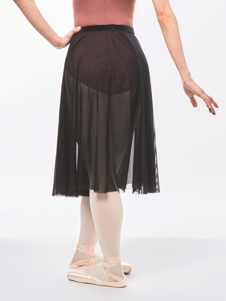 Gaynor Minden Romantic Black Rehearsal Skirt available from Ma Cherie Dancewear Australia