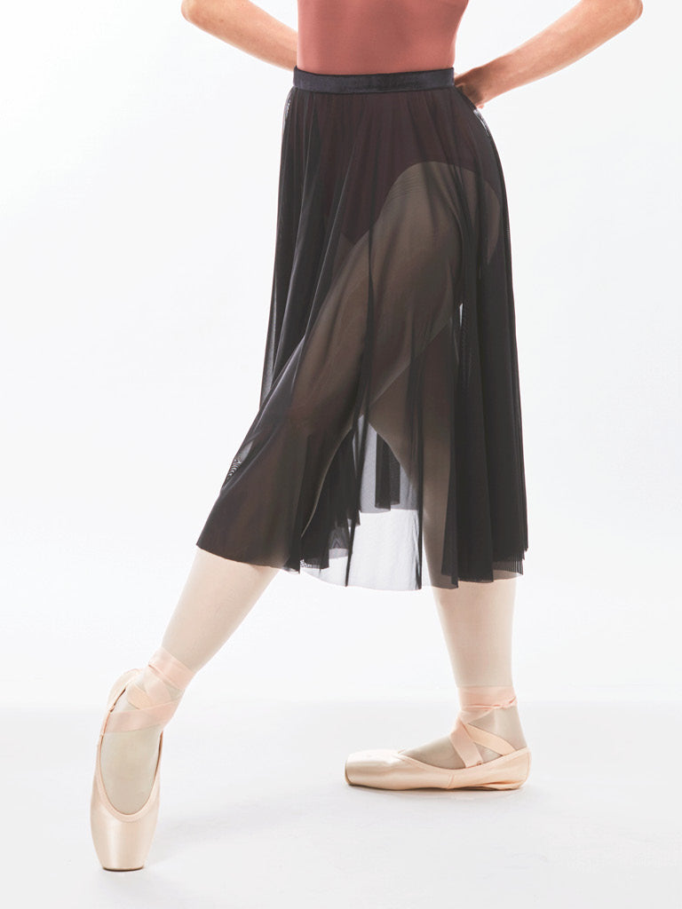 Gaynor Minden Black Romantic Rehearsal Skirt available from Ma Cherie Dancewear Australia
