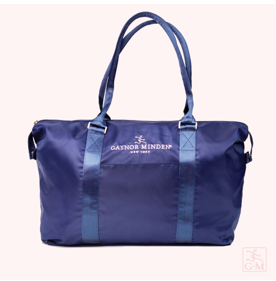 Navy Blue Essential Dance Bag with Cherry Blossom Lining Ma Cherie Dancewear