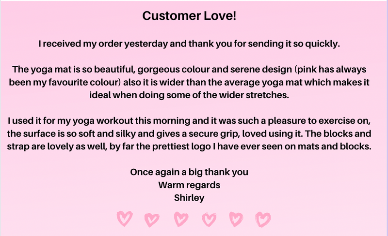 Ma Cherie Dancewear Customer Feedback Eco Yoga Mat Set