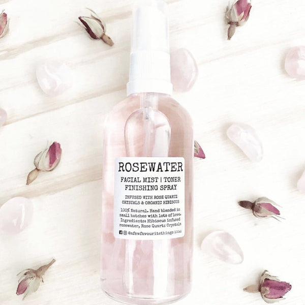 A Few Favourite Things Crystal Infused Rosewater Facial Mist - available from Ma Cherie Dancewear Australia