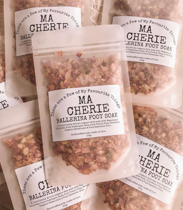 A Few Favourite Things Organic Foot Soak for Dancers - available from Ma Cherie Dancewear Australia