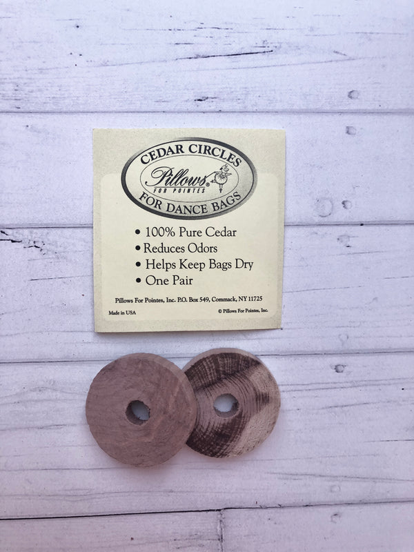 Cedar Circles to Keep Your Dance Bags Dry