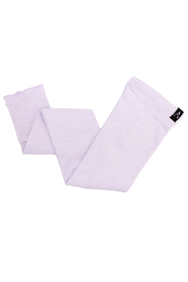 Lavender children's legwarmers from Aluvie available from Ma Cherie Dancewear Australia